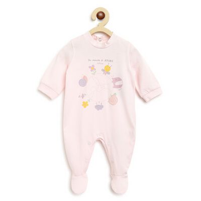 Infant Pink Babysuit Gift Set